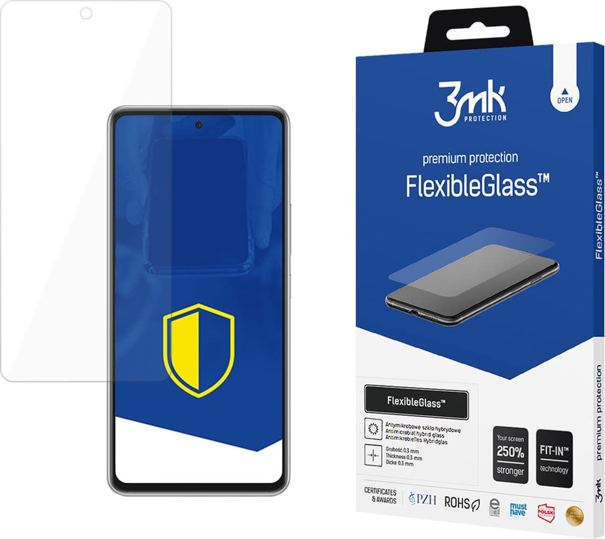 3mk - Samsung Galaxy A53 5G - Screenprotector - 250% Bescherming - FlexibleGlass™