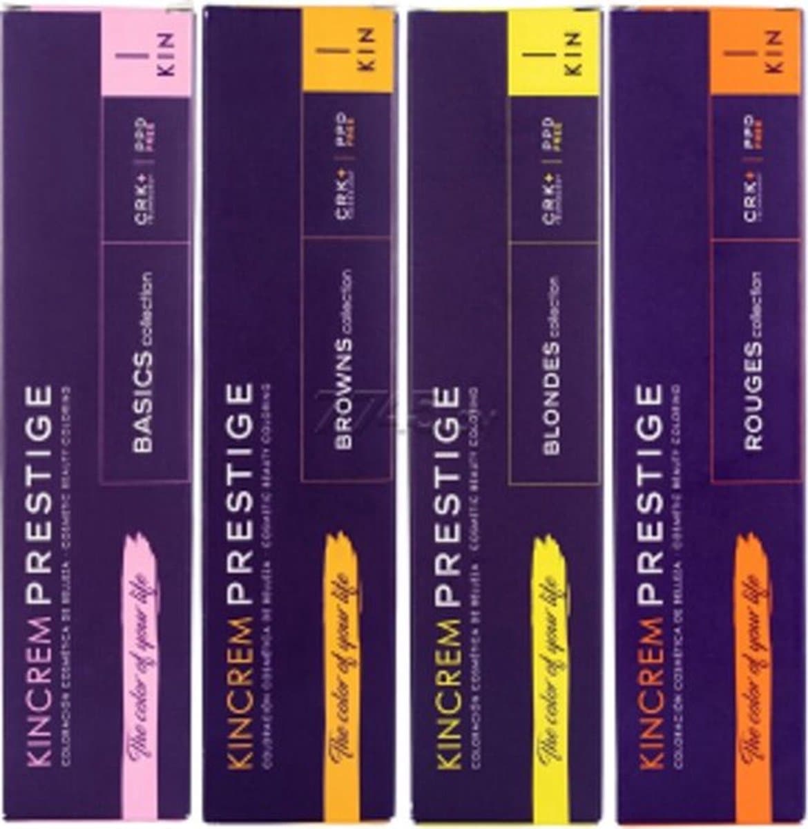 Crèmeverf KIN Crem Prestige CRK Plus Keratine zeer lichtblonde zilverkleur 9.9 60 ml (8435057012409)