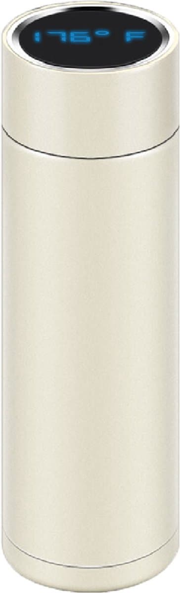 Electrox Digitale Thermosfles met temperatuur LCD display - Smart - Warm/Koud tot 12 uur - - 480mL - Wit - Cadeautje