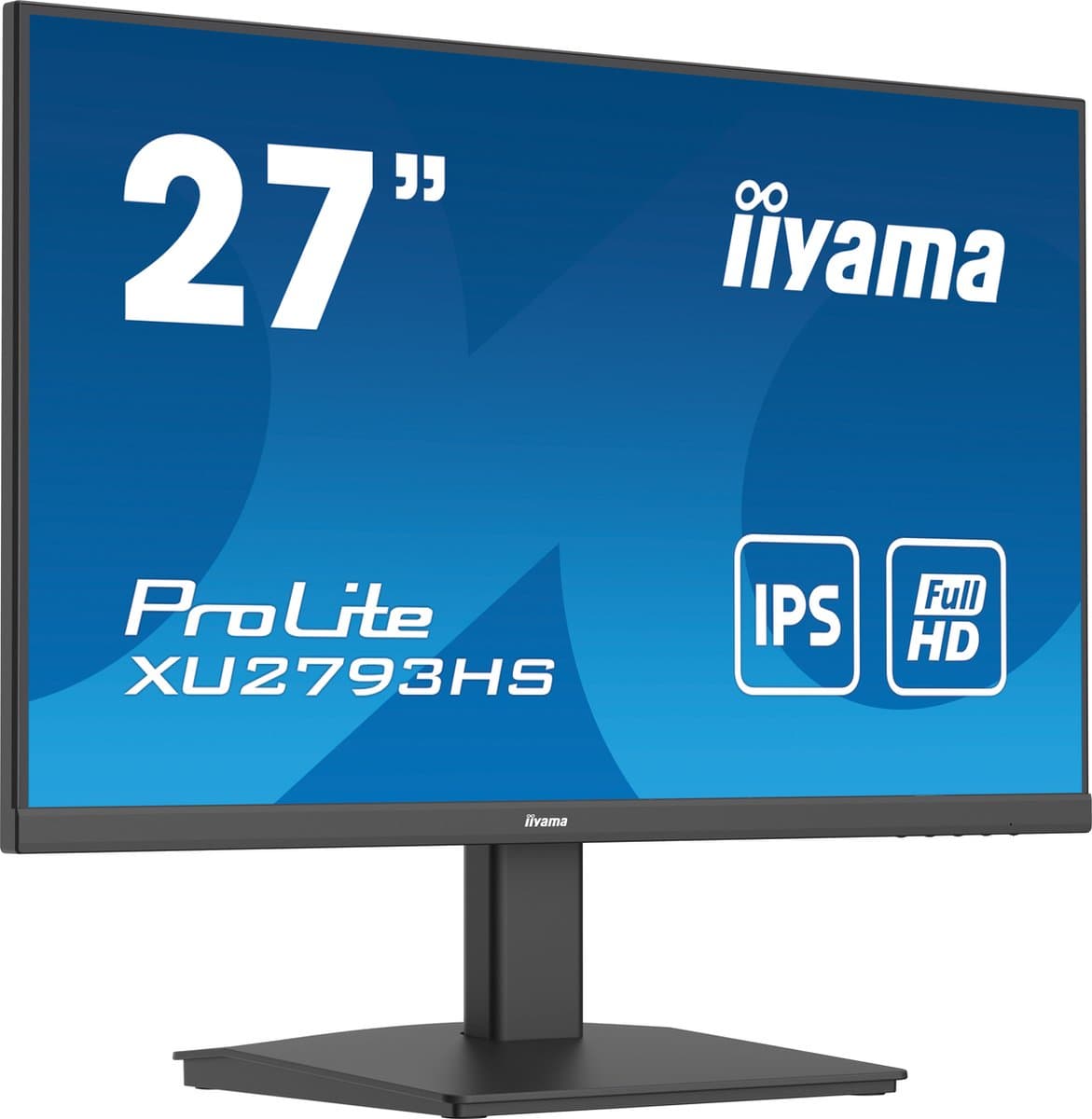 iiyama ProLite XU2793HS-B7 IPS monitor met edge-to-edge design, 68,6 cm (27"), Full HD 1920x1080, zwart
