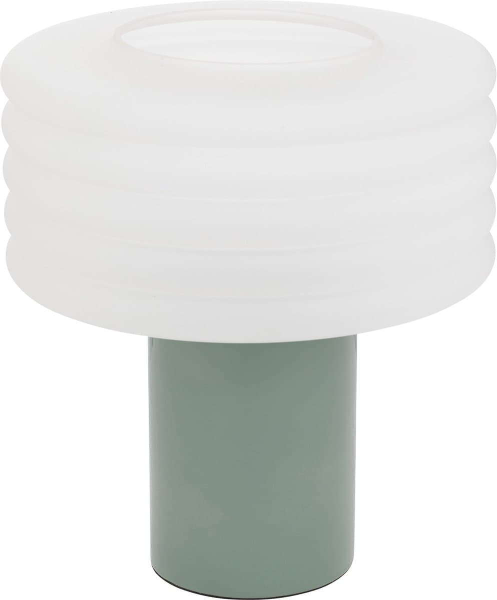 Asti vloerlamp, hoogte 36 cm, limegroen glas