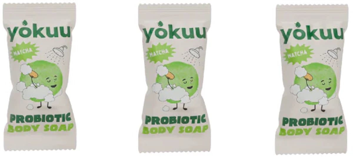 YOKUU Probiotische Body Soap Matcha - 3 Parels - Lichaamszeep met 100% Natuurlijke Ingrediënten