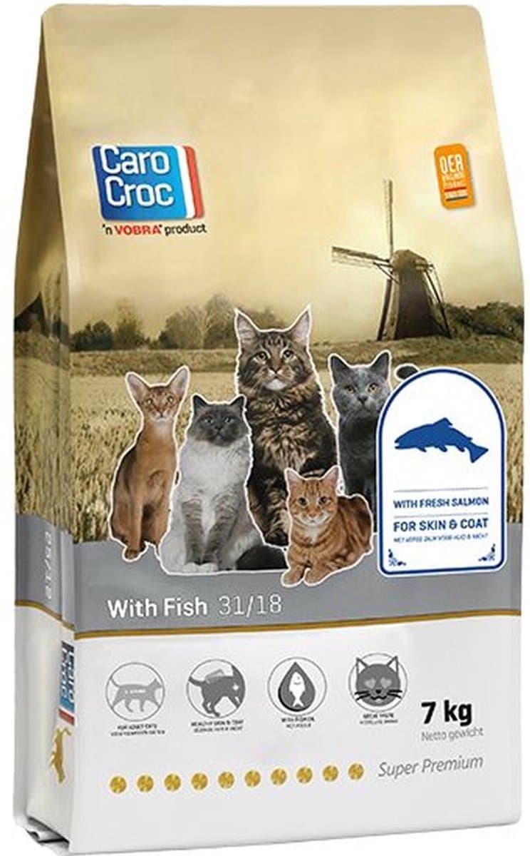 CaroCroc With Fish 2x7kg [31/18] met catessystick 5 gram
