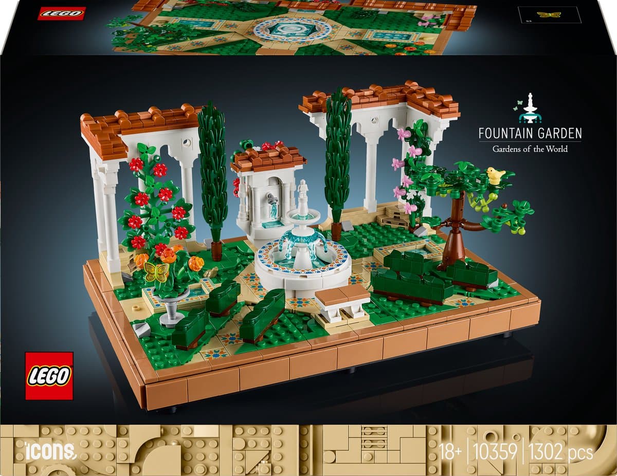 LEGO Icons Tuin met Fontein 10359