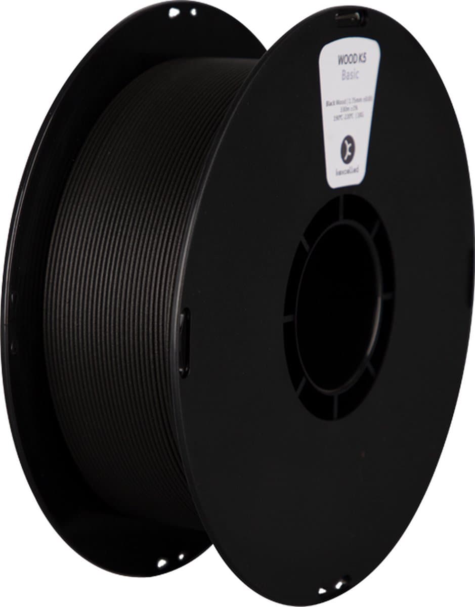 Kexcelled PLA Zwart Hout/Black Wood 1.75mm 1kg 3D Printer filament