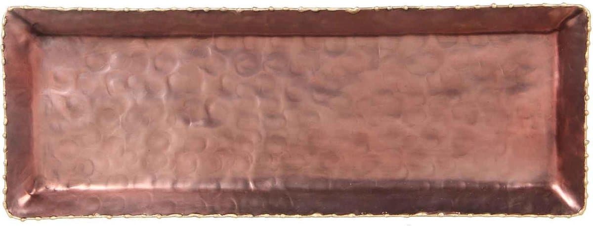 Casa Vivante tarsia tray koper maat in cm: 50 x 18,5 x 2,5 - KOPER