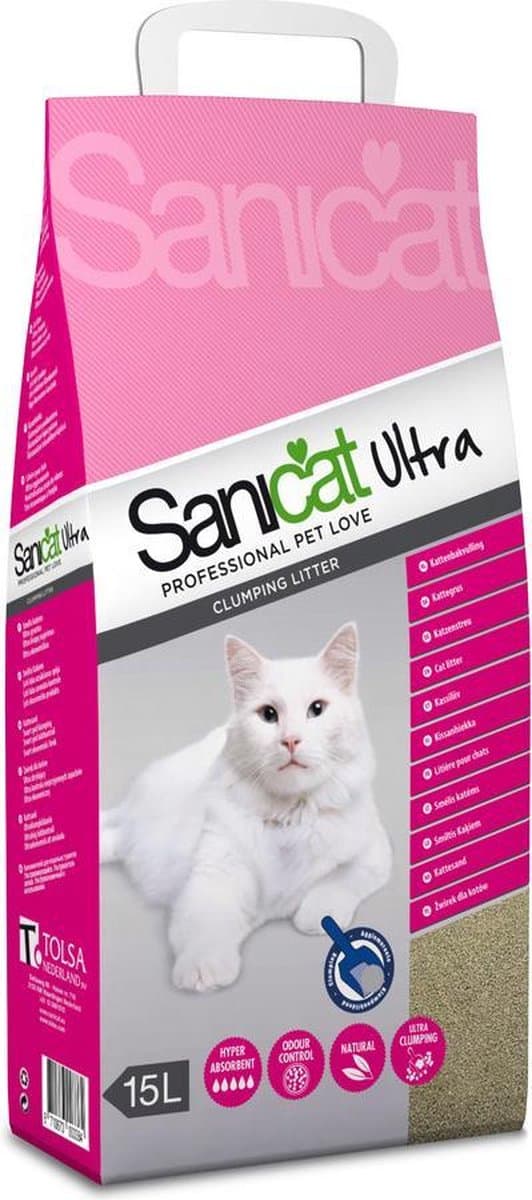 Sanicat Ultra Kattenbakvulling - 15 l