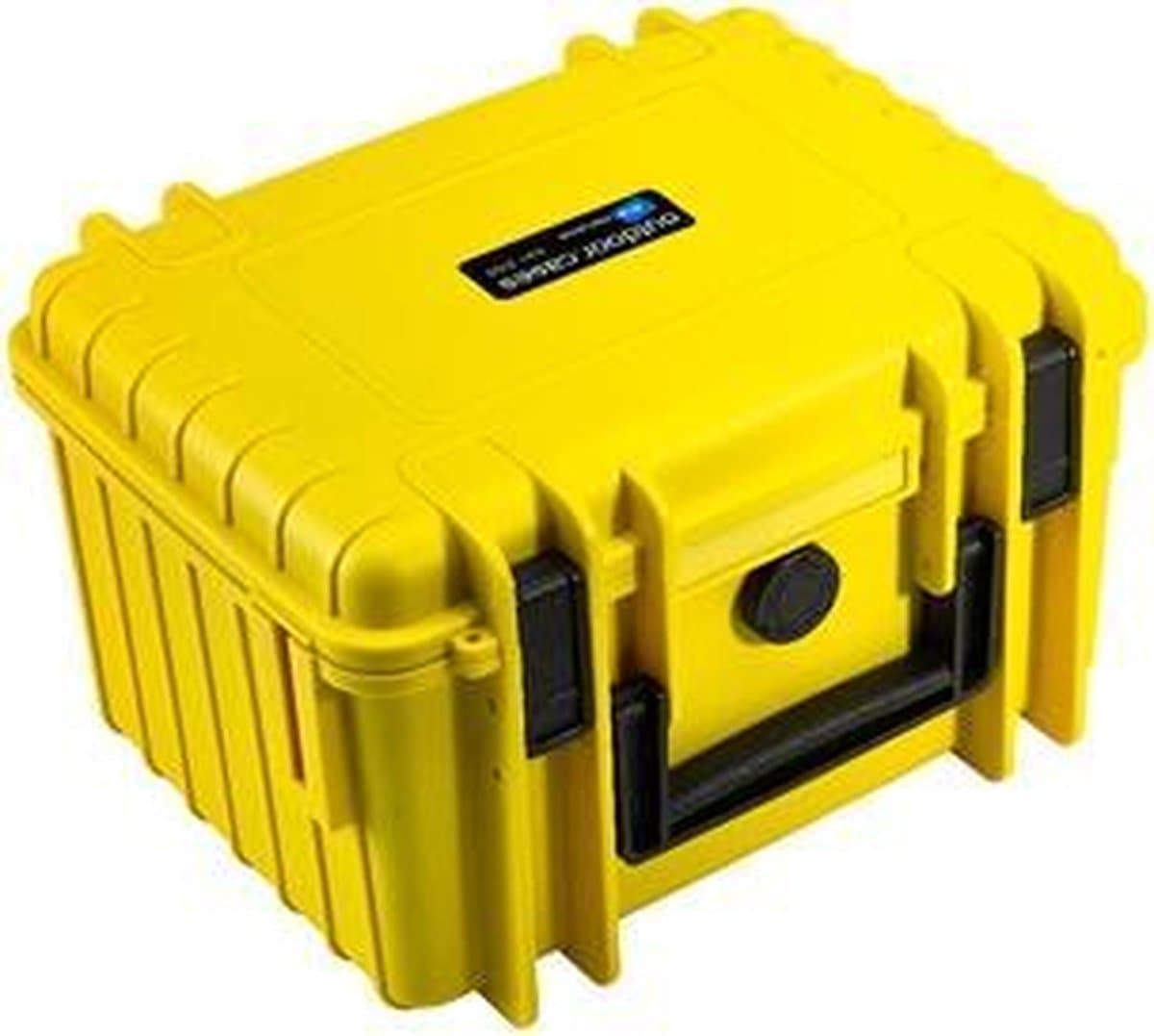 B&W International Type 2000 Outdoor Case incl. schuimstof - geel