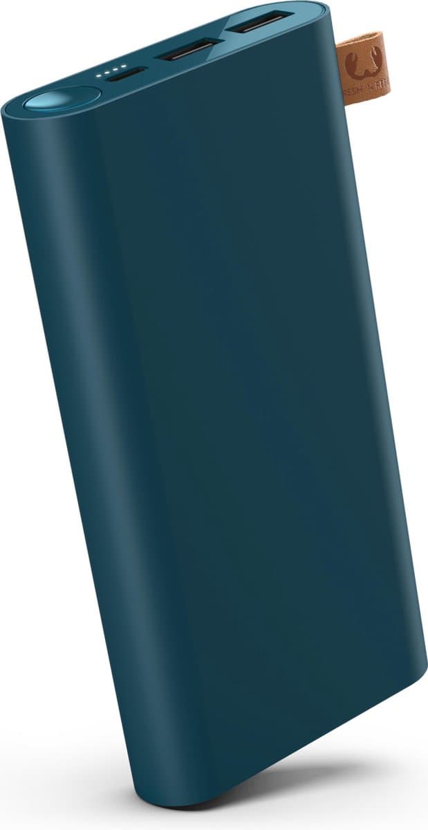 Fresh 'n Rebel - Powerbank - 18000 mAh - Usb c - 3 poorten - Petrol Blue