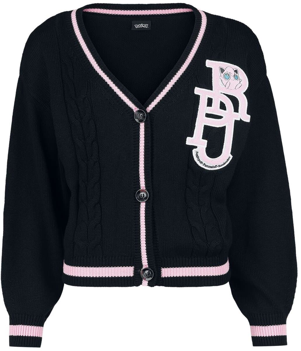Pokémon Jigglypuff Cardigan zwart Katoen -