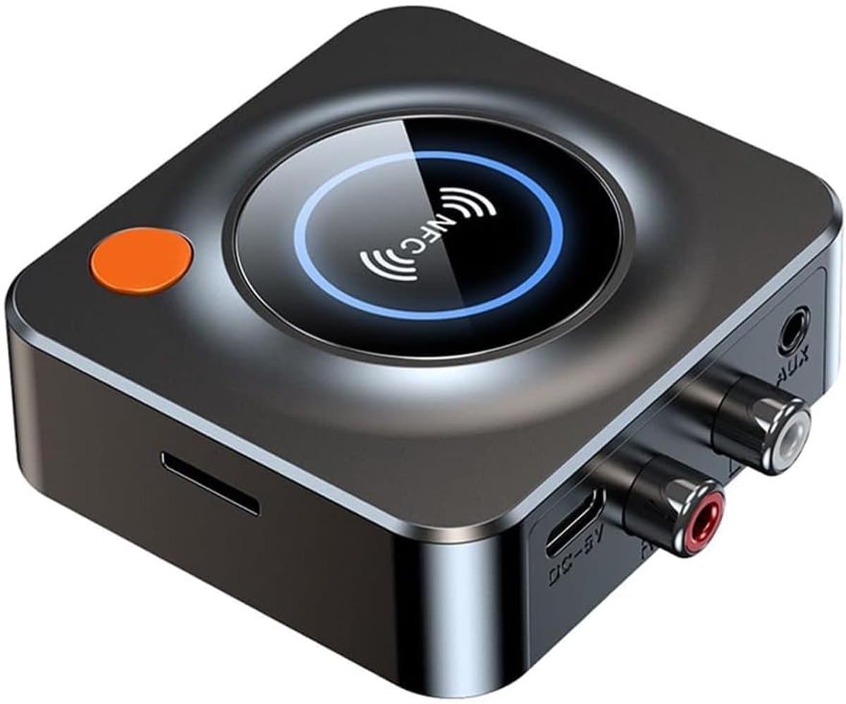 Draadloze Bluetooth 5.3 Audio Ontvanger met 3,5 mm Jack & RCA voor Thuis Stereo Luidsprekers
