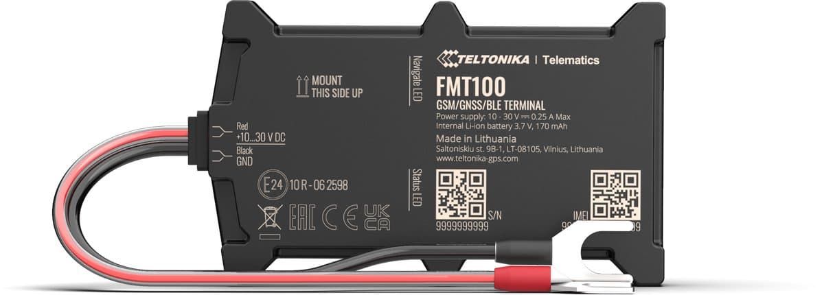 Teltonika FMT 100 - GPS Tracker -  Eenvoudig aan te sluiten - Auto - Motor - Boot