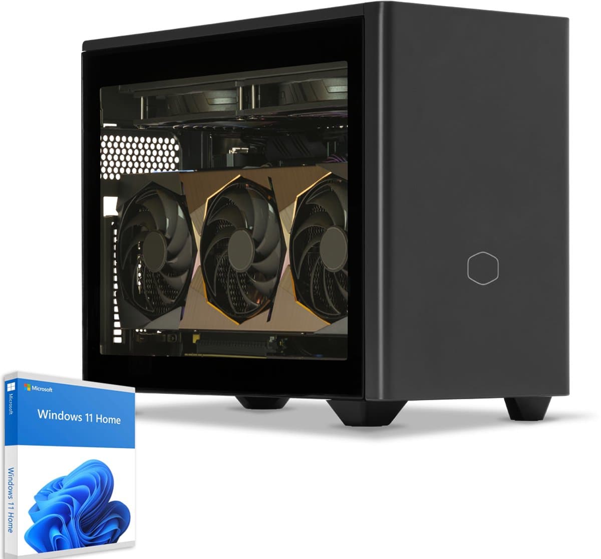 Sedatech Pro Gaming Mini-PC Waterkoeling ITX • Intel i5-14600KF 14x 3.5GHz • Geforce RTX5080 • 32Gb DDR5 • 2Tb SSD M.2 • WiFi • Bluetooth, USB C • Windows 11 • Desktop computer