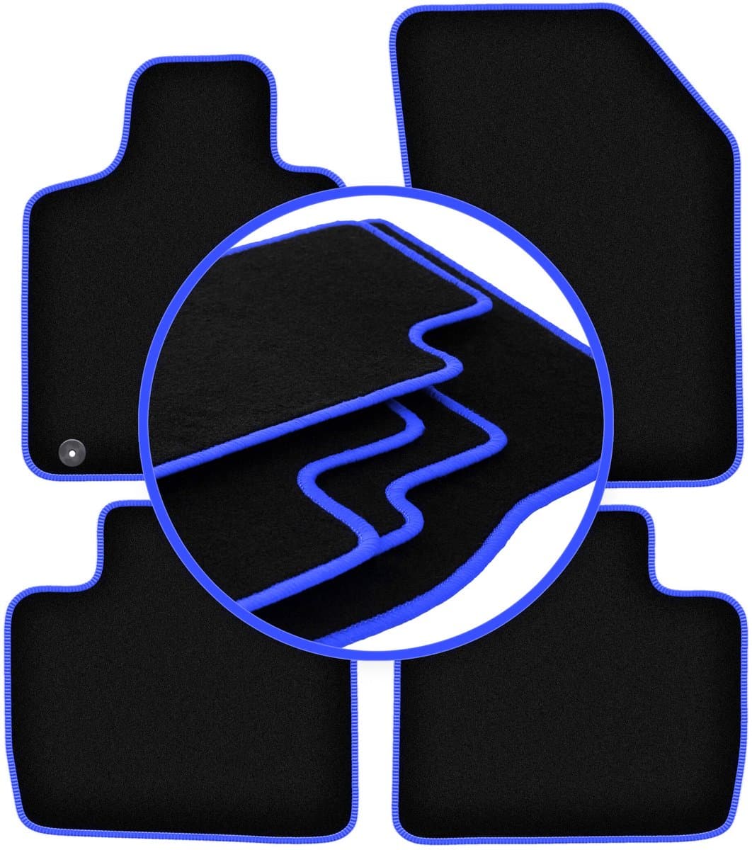 CARLUX-BLUE automatten voor: Peugeot 508 II sedan, stationwagen, liftback (2018-)
