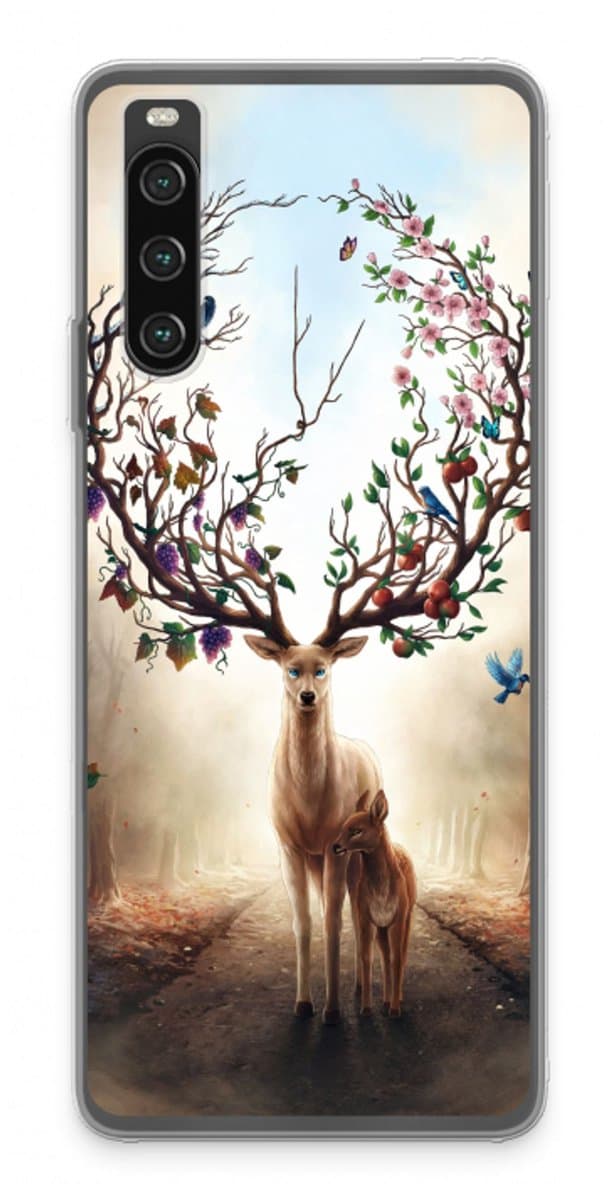 Case Company® - Hoesje geschikt voor Sony Xperia 10 IV hoesje - Seasons Change - Soft Cover Telefoonhoesje - Bescherming aan alle Kanten en Schermrand