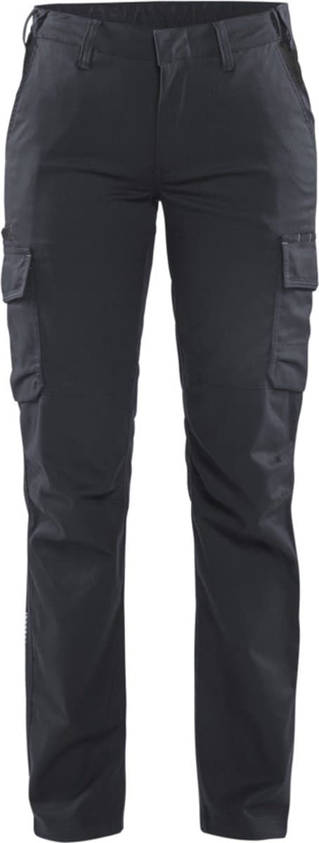 Blaklader Dames industrie werkbroek stretch 7144-1832 - Medium Grijs/Zwart - D19