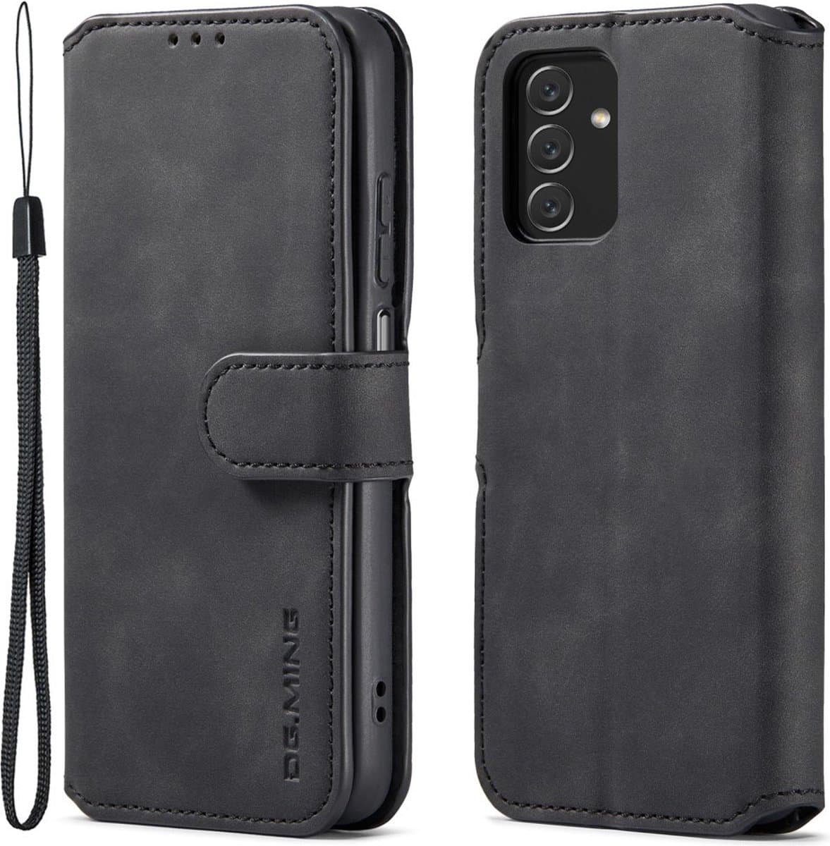 DG.MING Hoesje - Geschikt voor Samsung Galaxy A13 4G Hoesje - DG.MING Luxe Book Case - Zwart