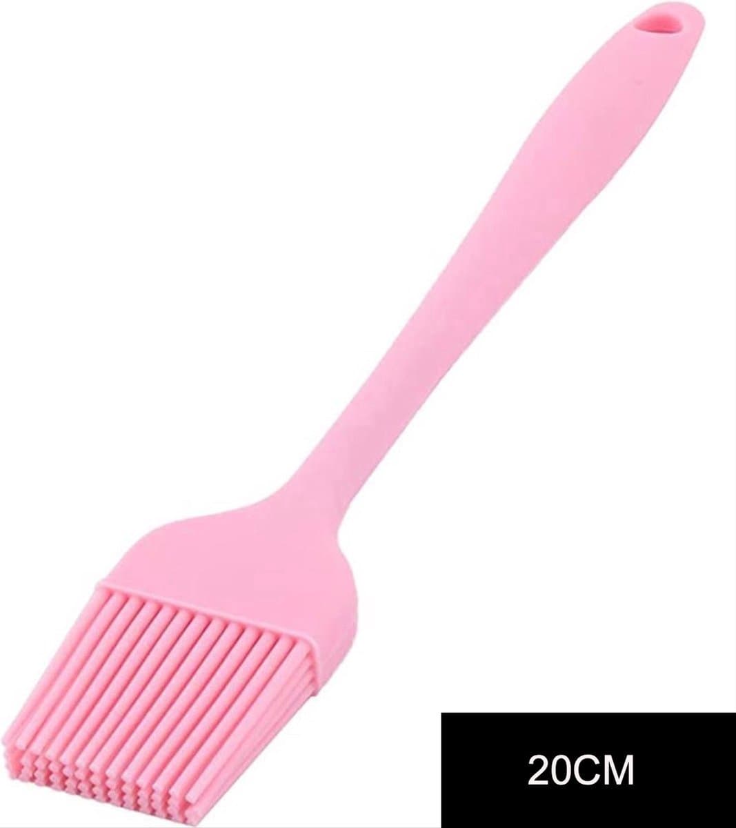 Finnacle - Ontdek de ultieme Siliconen Bakkwast - Keukenaccessoire - Keukengerei - Bakken - 20cm - Licht Roze