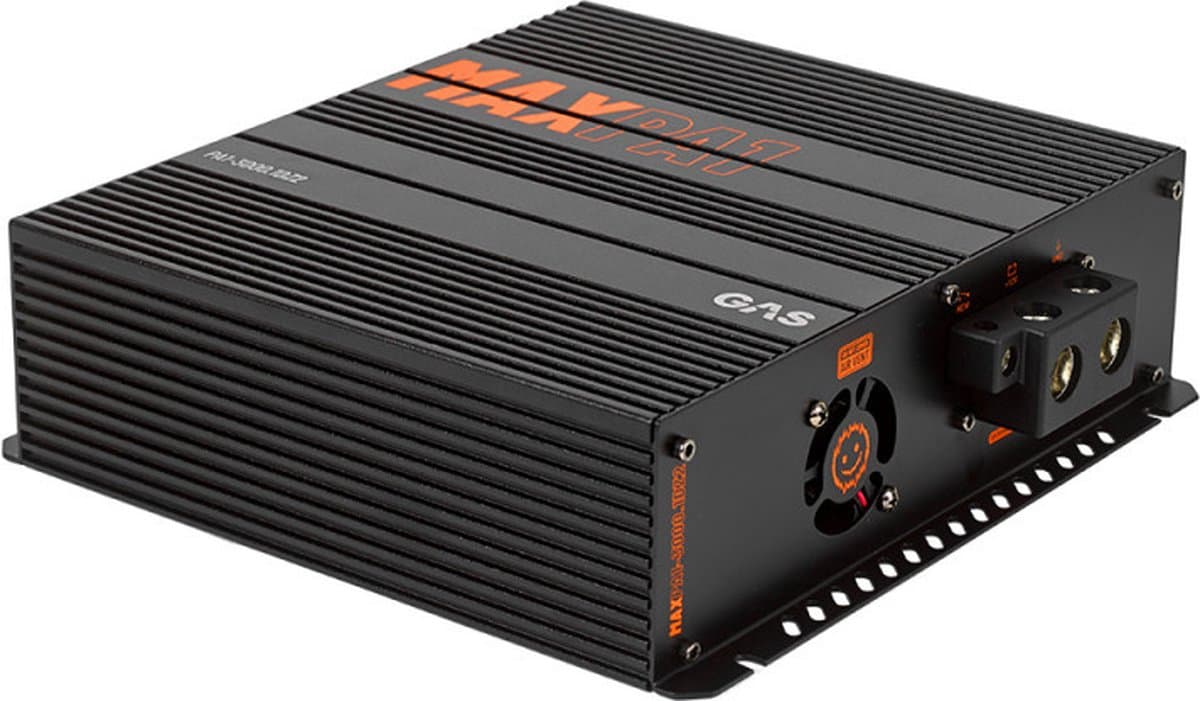 Gas Audio Power Gas Max Level Pa1 Mono Amplifier 2ohm voor Auto Geluidssystemen en Hoogwaardige Geluidskwaliteit