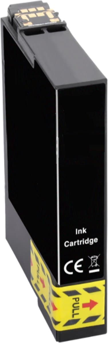 Huismerk geschikt voor Epson T1291 Inktcartridge Zwart - SX235W - SX420W - SX425W - SX445W - WF-3520 - WF-3540 - WF-7525 - WF-7515