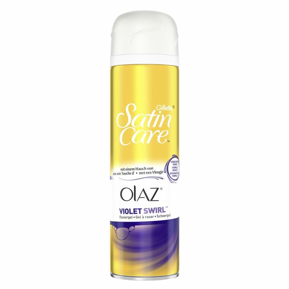 Gillette Venus Satin Care Olaz Violet Swirl Scheergel - Voordeelverpakking 6x200ml