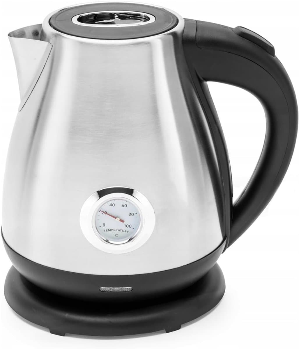 VLSelect®Waterkoker vintage - Electrisch - Retro - Temperatuurmeter