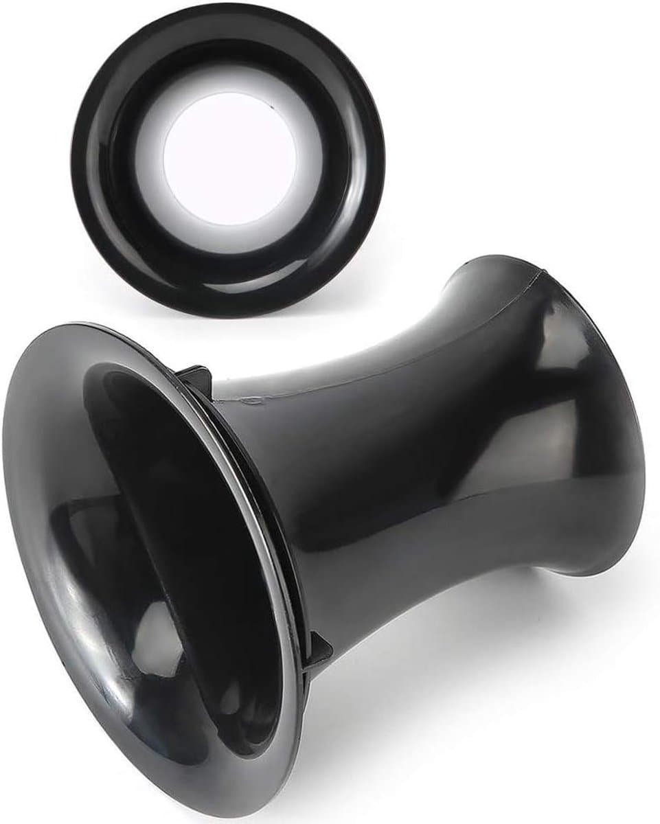 Luidspreker Omkeerbuis - Geluidsbuis Basreflex - Basverbetering Geluid - Geoptimaliseerd Luchtstroomontwerp - 76 mm Opening - Zwart