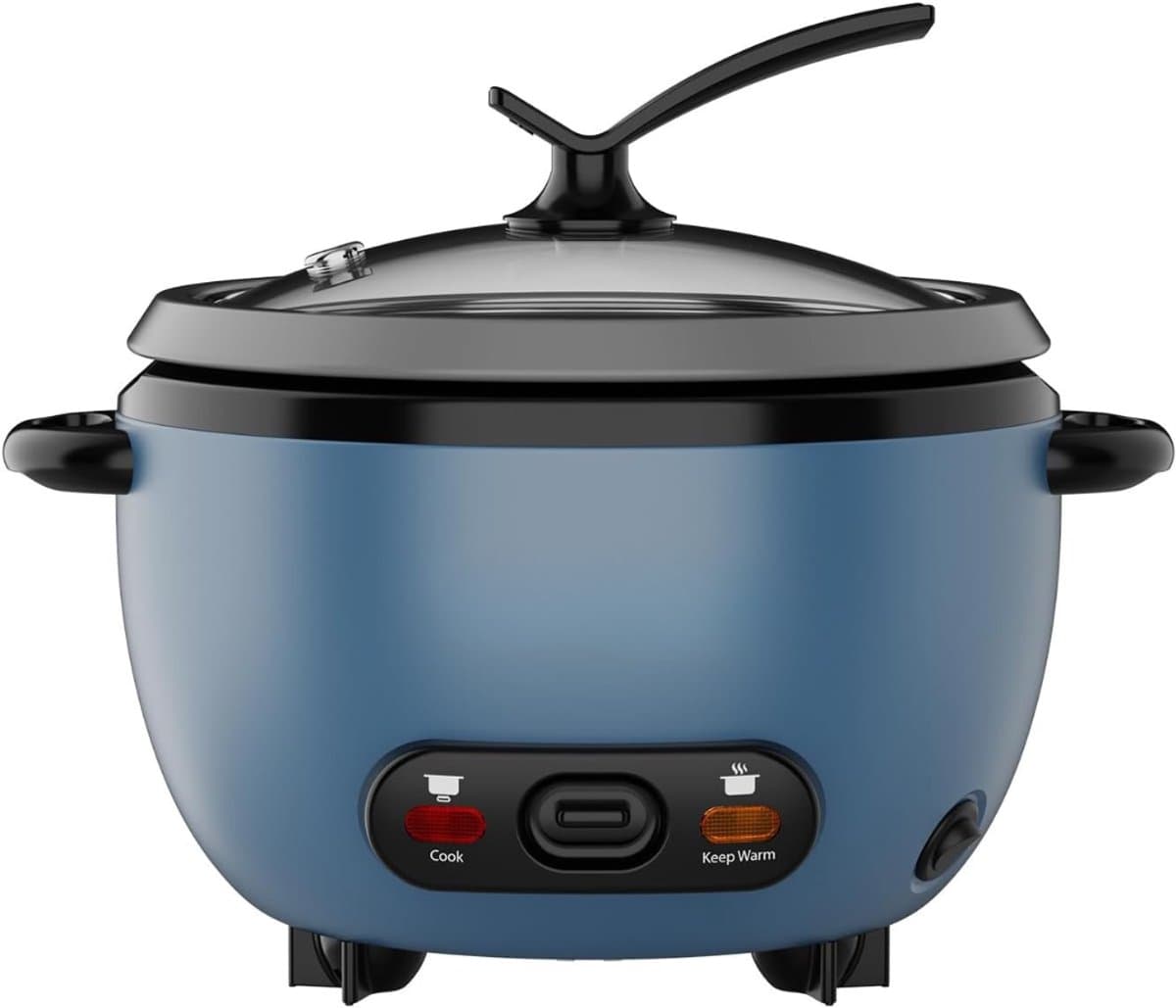 Zyrex® Rijstkoker klein - Rijstkoker - Rijstkokers - Blauw - ‎22cm x 28cm x 24cm