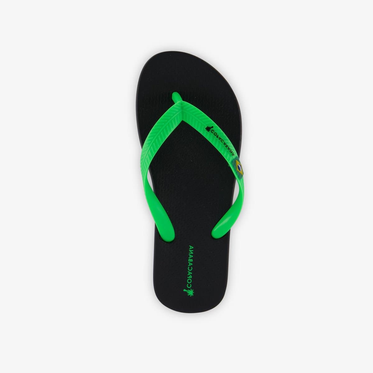 Copacabana Brasil kinder teenslippers zwart - Maat 36