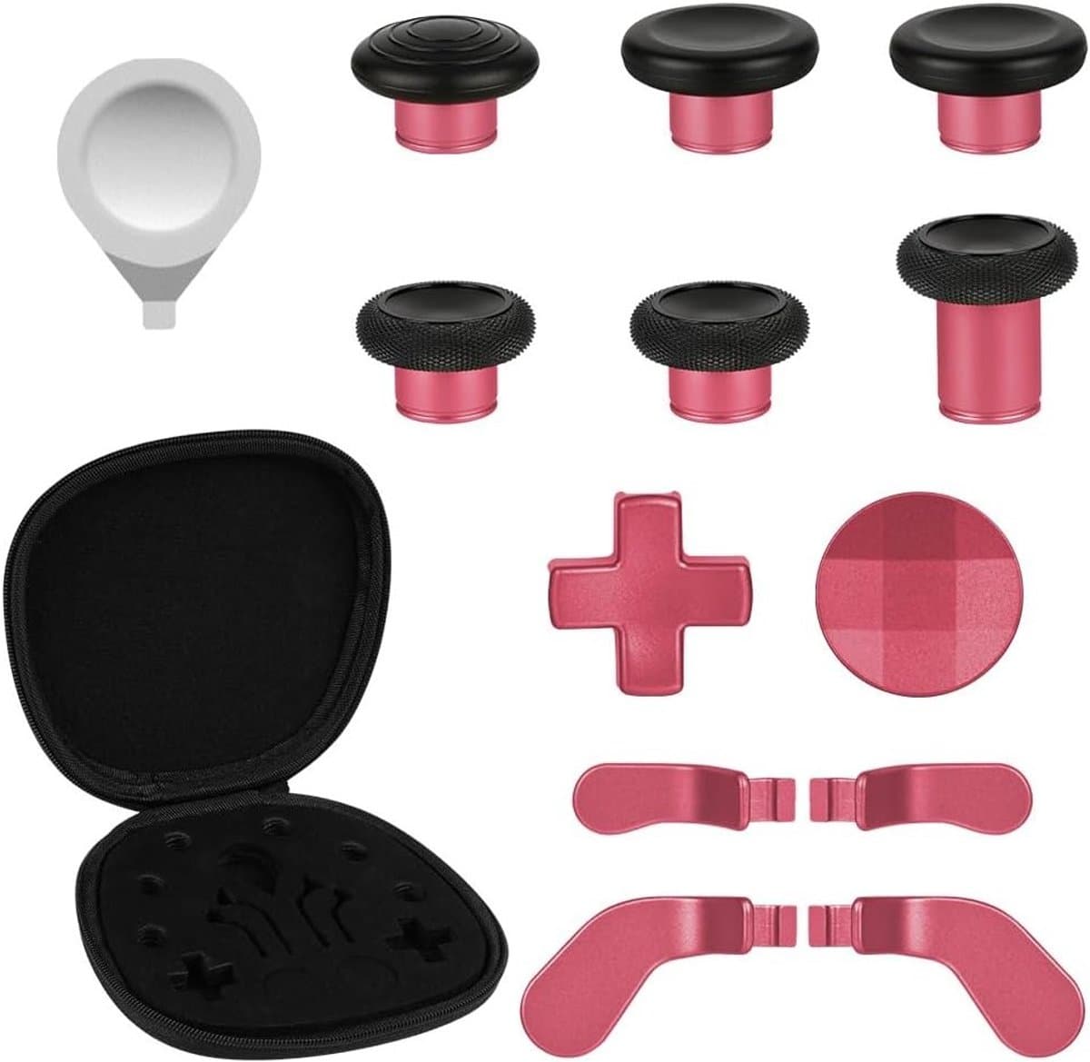 Metalen thumbsticks voor Xbox One Elite en Elite Series 2 controllers, analoge joysticks met magnetische coating en verbeterde grip, set van 2