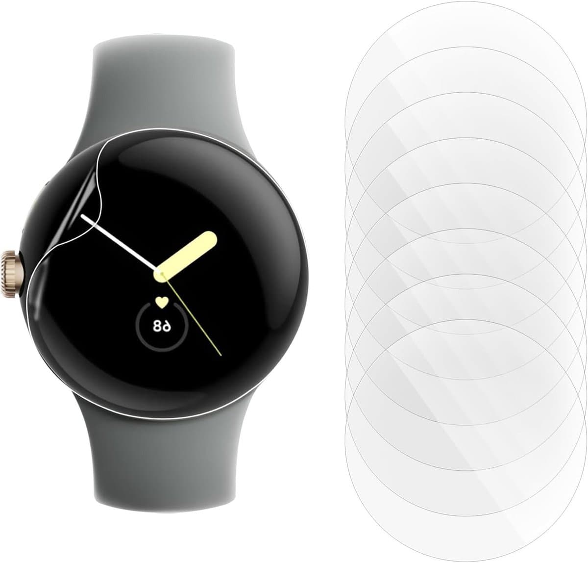 Set van 8 Schermprotectors voor 41mm Smartwatch, Flexibele TPU, Krasbestendig, Bubblesvrij, Zelfherstellend, Ideaal voor Bescherming en Duurzaamheid