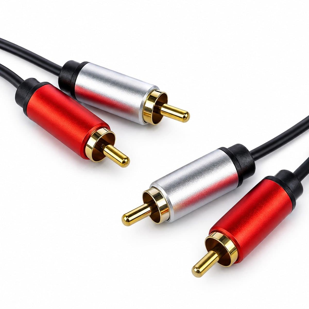 ThunderGold Audio kabel RCA - RCA kabel - Tulp kabels - RCA kabel 2x tulp - Audio kabel tulp naar tulp - Stereo kabel - Audiokabels - RCA naar RCA - 3 Meter