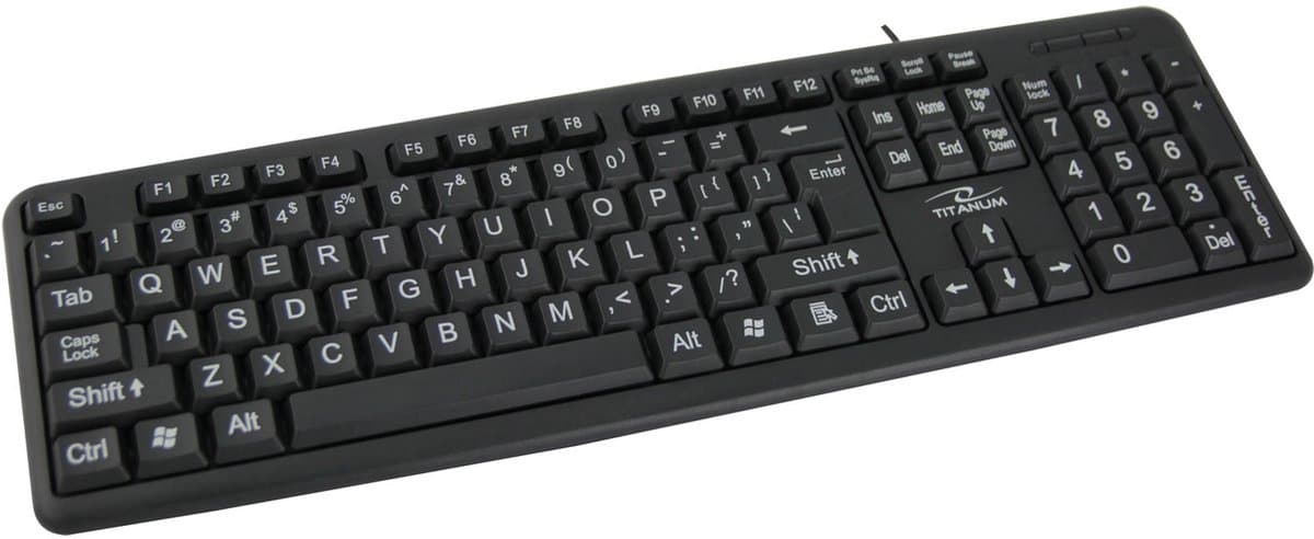 Esperanza TK102 toetsenbord PS/2 Zwart