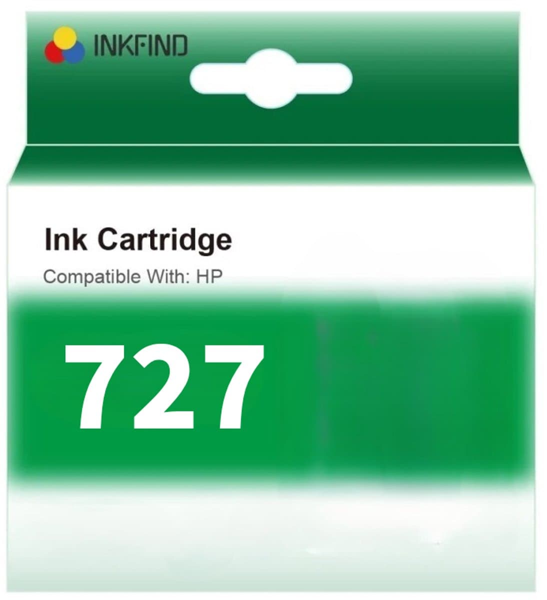 INKFIND 727 Mat Zwart vervangt HP727 HP 727 (B3P22A) inktcartridge mat zwart hoge capaciteit - 1-pack Matte Black