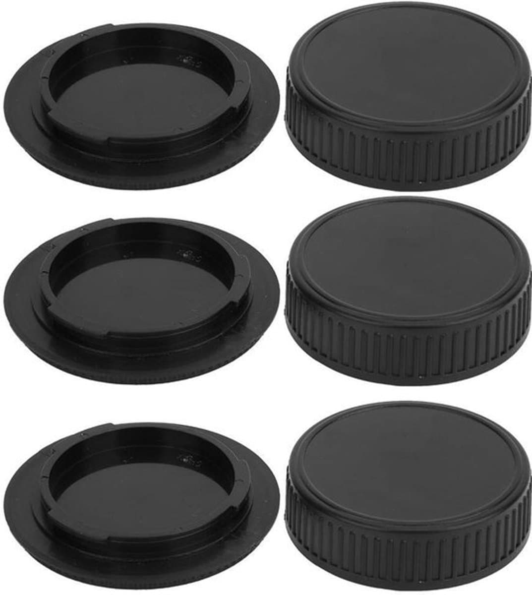 Dailygoods- Camerabehuizingsdeksel - Lensdop Kit 3 Stuks - Geschikt