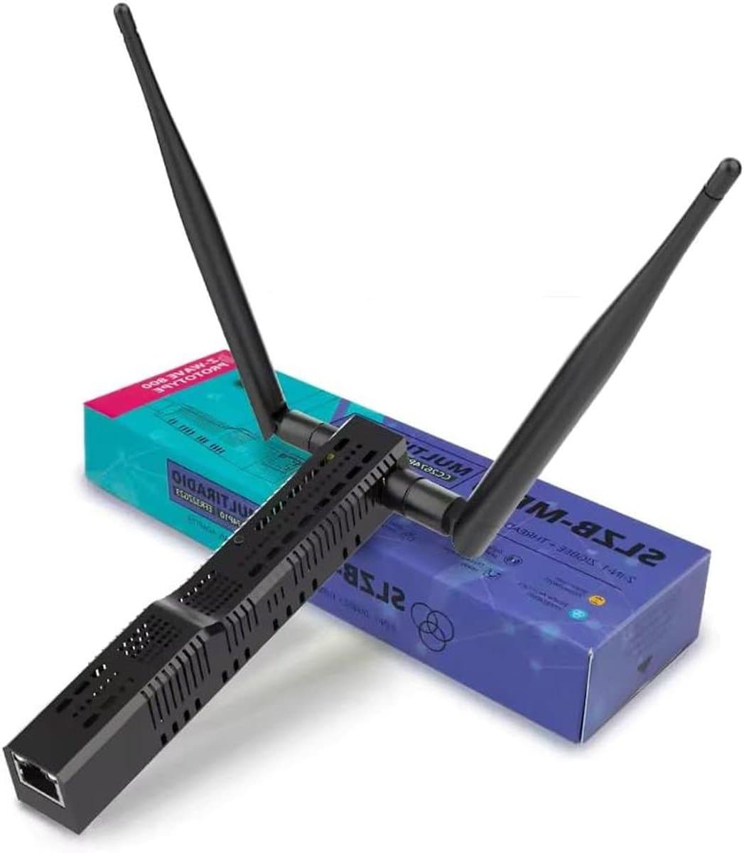 SLZB-MRW10 - USB Ethernet POE Zigbee of Thread + Z-Wave naar Ethernet, USB en WiFi met PoE, werkt met Zigbee2MQTT, Home Assistant, ZHA (SLZB-MRW10)