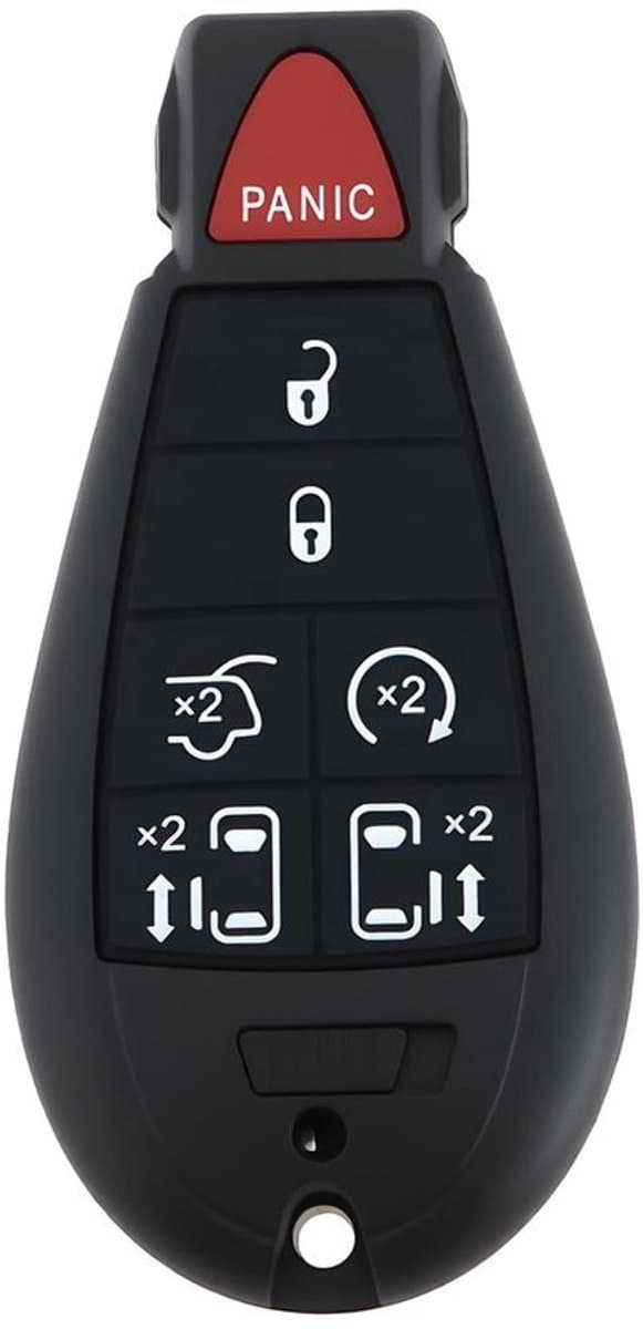 Allecto - Afstandsbediening Sleutelhuls - 6-Buttons Sleutelhuls voor