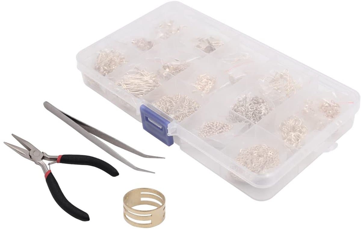 Dailygoods- Armband Kit 875 Stuks - Sieraden Maken Set - Sieraden Onderdelen - Kreeftsluitingen - Metaallegering - Duurzaam en Sterk