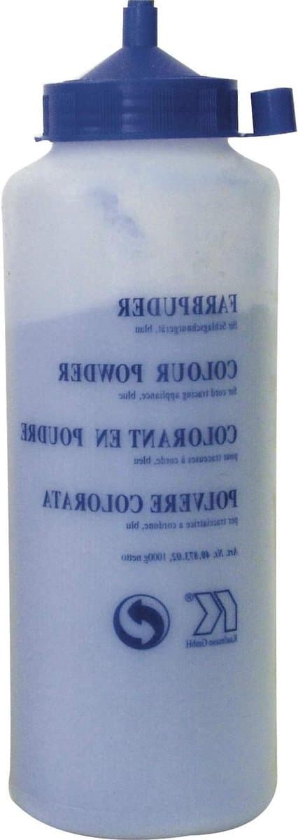 KAUFMANN 40.871.02 Kleurkrijt blauw in poedervorm 360 gram in fles, donkerblauw