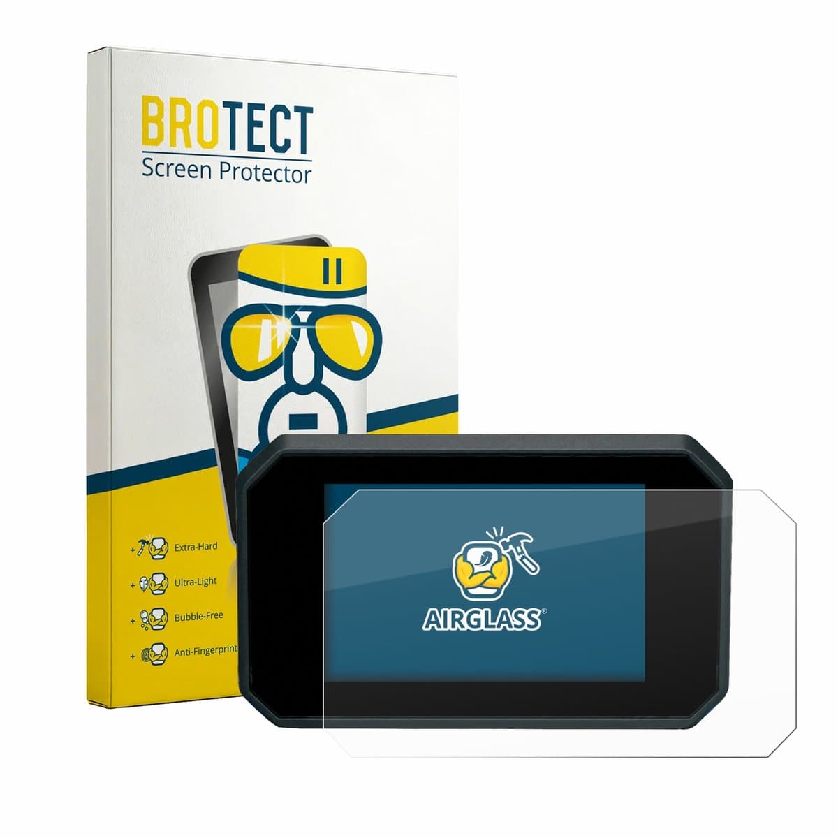 Screenprotector voor Suzuki GSX-S1000 5" Beschermglas transparant