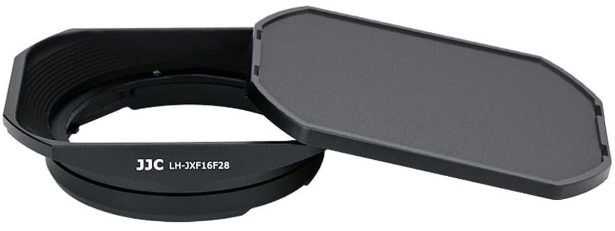 Shopcentral - Lenskap - Aluminium lens hood kit - Geschikt voor Fujifilm - Zwart - Vervangt lenskap - Voor Fujinon XF 16mm F2.8