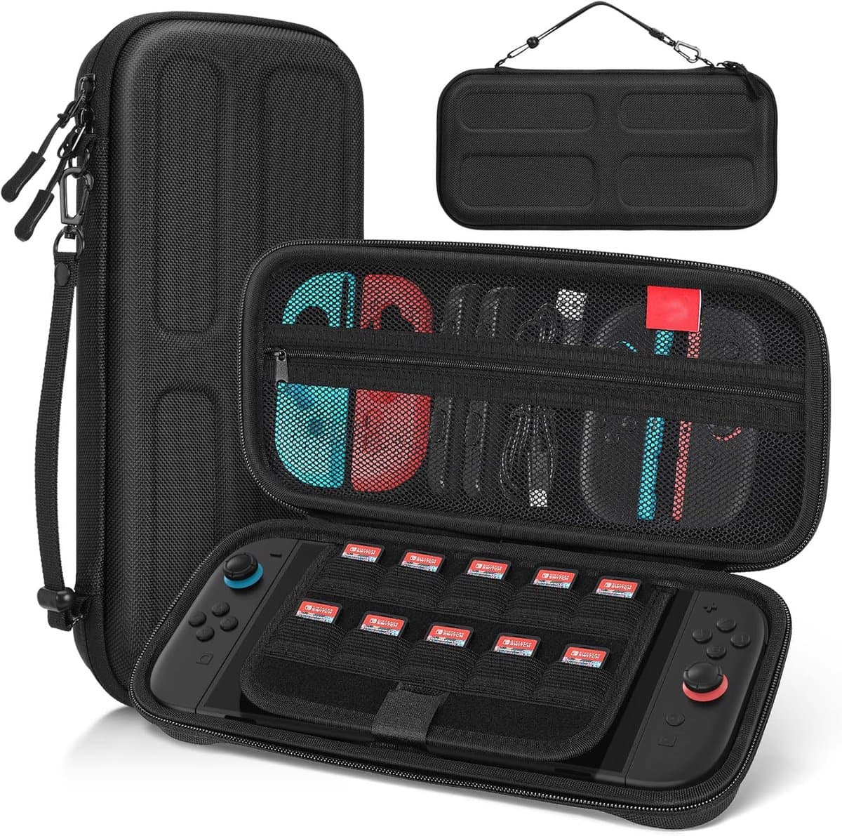 Sander Shop Harde draagtas voor NS Switch 2, reistas voor Switch 2 Harde beschermhoes met handvat N-S Switch 2 Accessoires Draagbare tas voor NS Switch 2-console