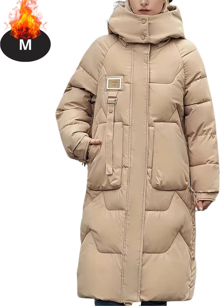 Bovista Winterjas - Parka - Dames - Winter - Jas - Volwassen - Stijlvol - Khaki - M