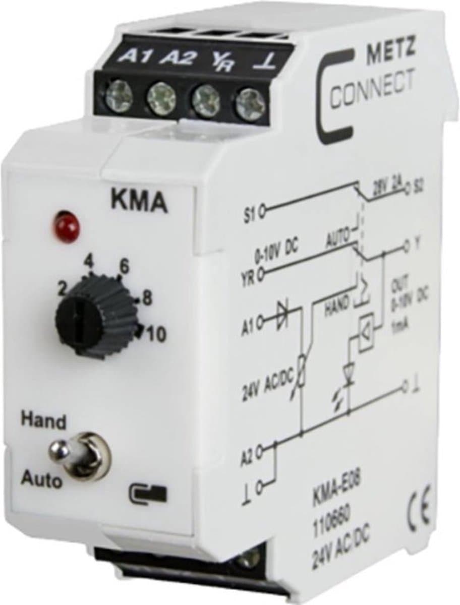 Metz Connect 110660 Analoge interventiemodule 24, 24 V/AC, V/DC (max) 1 stuk(s)
