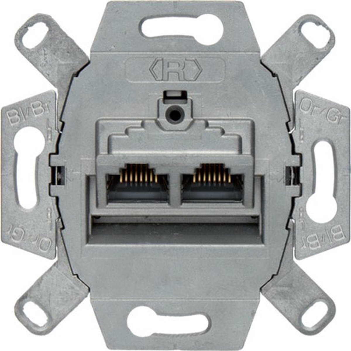 Hager Berker Datacontactdoos Aderpaar - 4587 - E2FPA