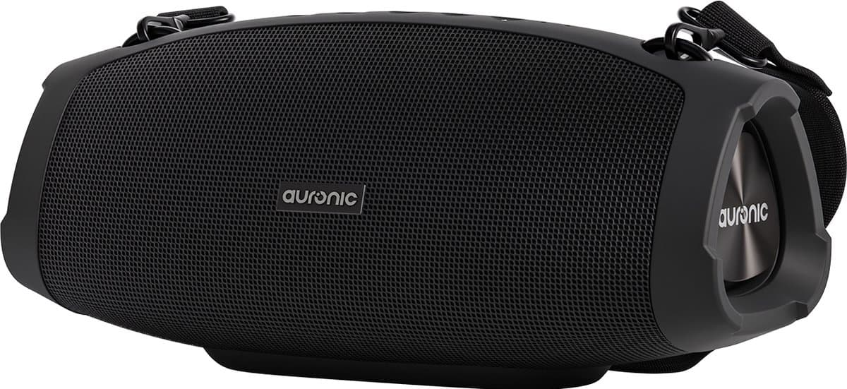 Auronic Boombox - Bluetooth Speaker - Draadloos - Muziek box - AUX en SD-kaart Aansluiting - Zwart