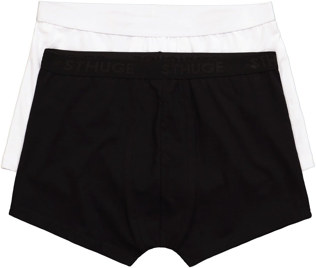 STHUGE - Heren - Heupbroek FLEXLASTIC® OEKO-TEX set van 2 onderbroek - Zwart - Maat 4XL