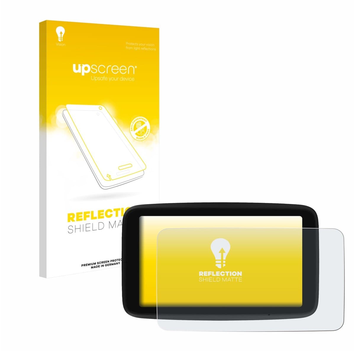 upscreen - Screenprotector voor TomTom GO Classic 5" (2e generatie) - Folie Beschermfolie anti glare matte