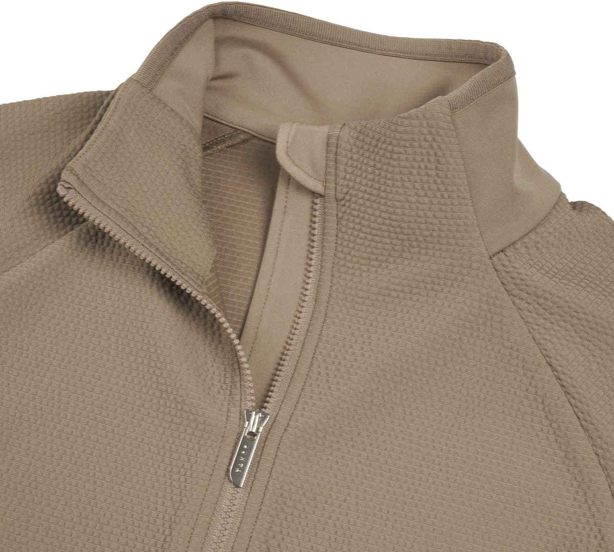 LUHTA - alku - Fleece sweater met rits dames - Bruin
