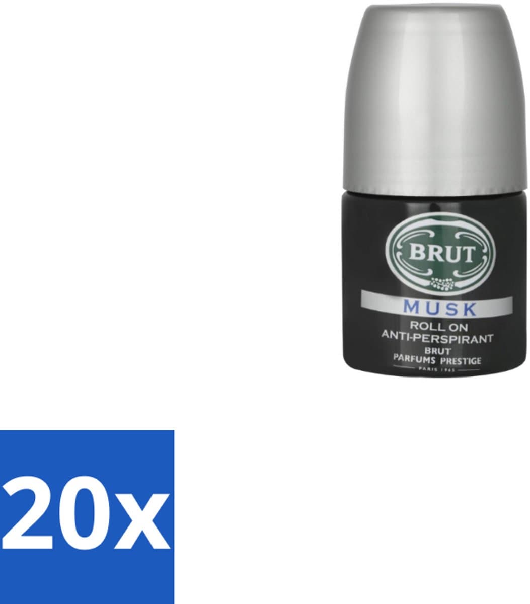 Brut – Deodorant Roller – Musk - 50 ml - Bulkverpakking - 20 stuks